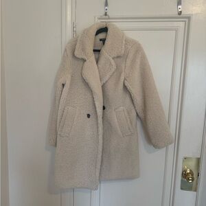 Aqua Cream Teddy Jacket